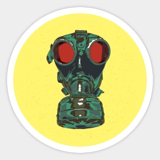 Gas Mask Sticker